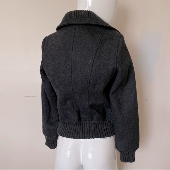 {Express} Grey Wool Jacket - Picture 4 of 10